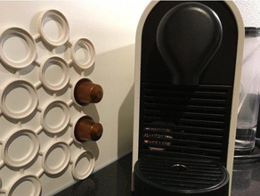 nespresso capsule click hold kitchen dining 3d print model - Mito3D