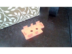 glovebox blank switch hole automotive mitsubishi pajero 3d print model - Mito3D