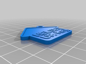 helse uf n&oslashkkel chaveiros personalizado 3d print model - Mito3D