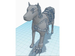 engizisyon hound 3d baskı 40k adepta sororitas bionic cyberpunk köpek kardeşler Savaşı warhammer 3d print model - Mito3D