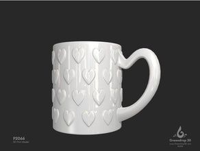 p2066 mug kitchen dining 3d print printing greendrop3d 3d print model - Mito3D