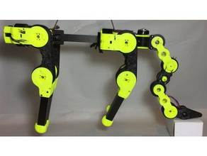 robot cuadrúpedo de la cola robótica La impresión en 3d actuador cycloidal caja cambios servo 3d print model - Mito3D
