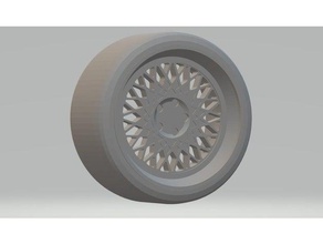bbs ruedas fundido a presión los juguetes juegos coche rc de ranura 3d print model - Mito3D