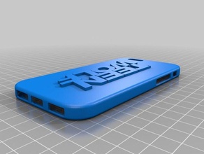 6 teen wolf iphone mobil 3d print model - Mito3D