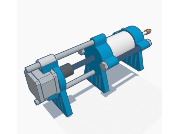 paste extruder bowden clay 3D print model - Mito3D