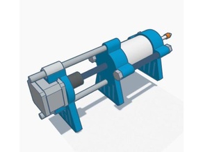 paste extruder bowden clay 3d print model - Mito3D