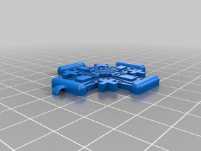 jerusalem-Kreuz-Hälfte Mode 3d print model - Mito3D