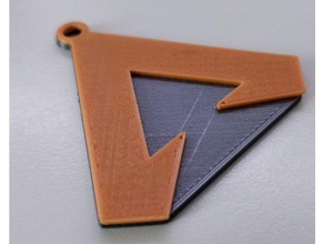 apex lendas logotipo keychain chaveiros battleroyale videogame 3d print model - Mito3D