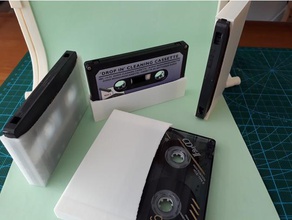 c-cassette à manche l'audio cas 3d print model - Mito3D