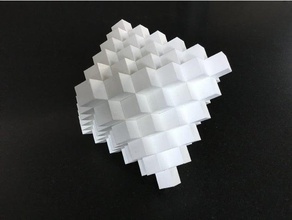 japanese crystal puzzle puzzles 3d print model - Mito3D