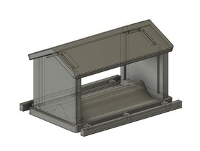 Vogel-feeder outdoor Garten 3d print model - Mito3D