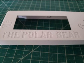 oso polar 3d de la impresora partes actualización pantalla lcd caso original prusa mk3 i3 3d print model - Mito3D