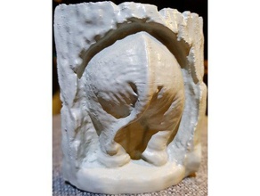 elephant butt 3d scan sculptures fun joke 3d print model - Mito3D