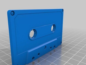 audio cassetta 3d print model - Mito3D