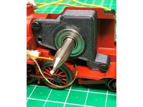 tools modifying older m&aumlrklin locomotive motors ball bearings other mrklin model railroad 3d print model - Mito3D