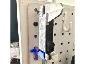 Bremssattel kann tape roll holder pegboard hook-system - Organisation Flaschen Dosen office montieren rollt sich storage vernier-Bremssättel 3d print model - Mito3D