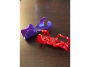 finger splint 3d printing printed cast 3d print model - Mito3D