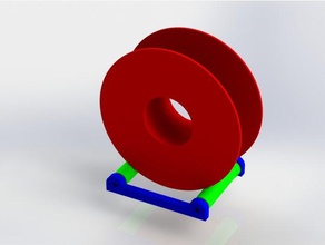 filamento spule rolling titolare 3d la stampante accessori ctc bizer bobina di 3d print model - Mito3D