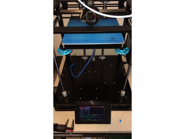 due alberi di zaffiro letto livellamento ruote 3d la stampante accessori 3D print model - Mito3D