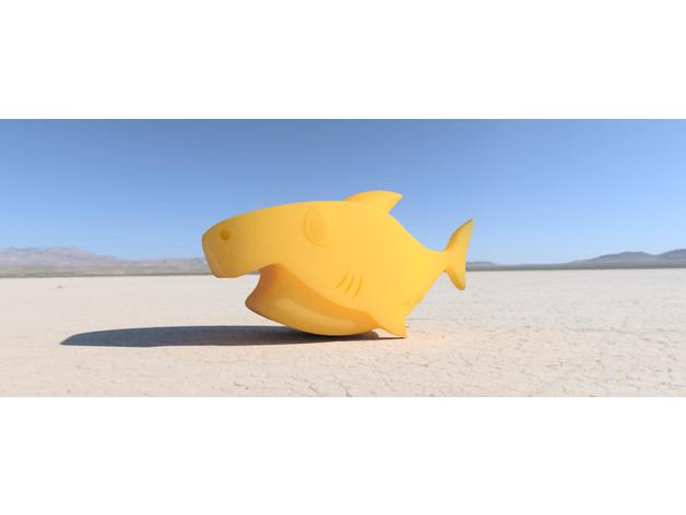 baby-Hai - Spielzeug Spiele 3D print model - Mito3D