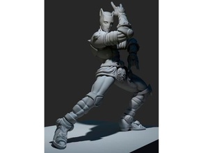 killer queen jojos bizarre adventure toy game accessories action figure anime character model commission fanart fantasy human japanese animation doll spirit tv show 3d print model - Mito3D