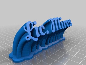 miros 1 office customized 3d print model - Mito3D