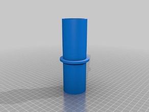 meu personalizados mangueira de vácuo adaptador 47 pequena partes 3d print model - Mito3D