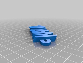 my customized ama keychains 3d print model - Mito3D