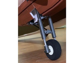 rc sospensione del carrello di atterraggio hobby 3d print model - Mito3D