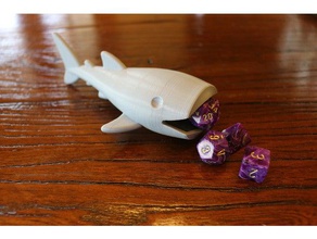 tiburón ballena dados eater flexible 3d print model - Mito3D