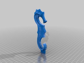 cavalo marinho 3d impressão 3d print model - Mito3D