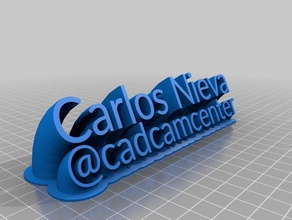 carlos nieva ofis özelleştirilmiş 3d print model - Mito3D