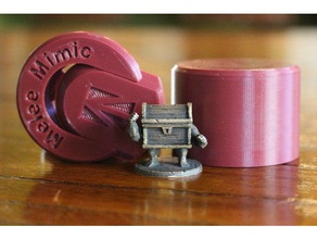 mêlée imiter mini coffre-fort jouet jeu accessoires le mdn miniature miniatures 3d print model - Mito3D