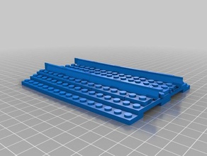 lego curve track 3d printing 3d print model - Mito3D