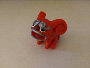 spectrobes komainu de vídeo jogos bonito animal estimação wii 3d print model - Mito3D