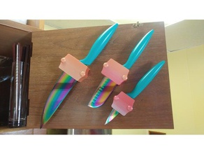couverts titulaire d'aucun soutien cuisine à manger caddy le couteau rack 3d print model - Mito3D