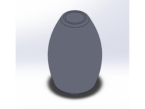 kleine einfache vase 3d drucken 3d print model - Mito3D