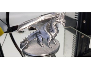 dragon d'argent les créatures 3d print model - Mito3D
