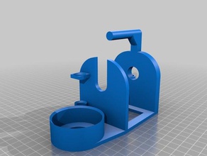 soldadura de caddy la herramienta los titulares cuadros flujo herramientas 3d print model - Mito3D