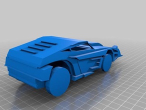 hillstrata Sportwagen-Aushängeschild - Spielzeug Spiele Autos 3d print model - Mito3D