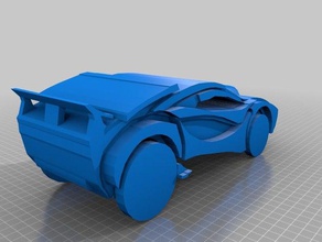 hyper fury spor araba göstermelik oyuncaklar oyunlar 3d print model - Mito3D