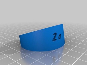 zo&euml 1 pulseiras personalizado 3d print model - Mito3D