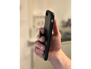 quadlock handy holder 3d printing finger gadget mobile phone case smartphone mount tool 3d print model - Mito3D