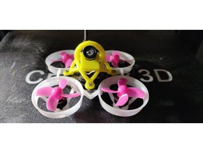 beta65 pretzel beta65x beta75x betafpv canopy micro quadcopter tiny whoop 3d print model - Mito3D