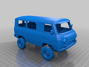 uaz 452 de juguete juego accesorios 3d print model - Mito3D