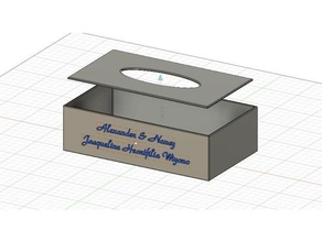 drop down tissue box household 3d print model - Mito3D