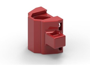 lagerbock riemenhalter anet a8 3d yazıcı parçalar yükseltme ruthex rulman lager rj4jr-03-08 3d print model - Mito3D
