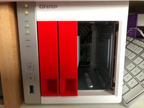 qnap ts-431p vassoio computer 3d print model - Mito3D
