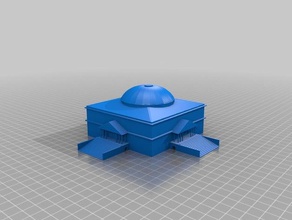antik bina 3d baskı 3d print model - Mito3D