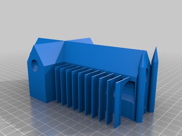 church sculptures 3D print model - Mito3D